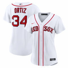 David Ortiz Boston Red Sox Women's Home Replica Player Jersey - White | Nike