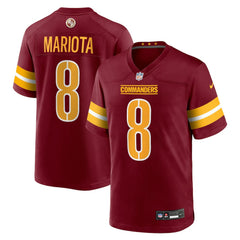 NFL Washington Commanders Marcus Mariota Team Game Jersey