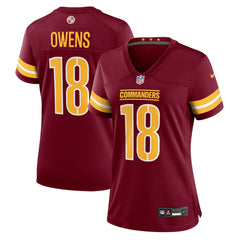 NFL Washington Commanders Tyler Owens Women's Team Game Jersey