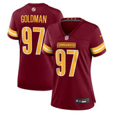 NFL Washington Commanders Eddie Goldman Women's Team Game Jersey