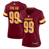 NFL Washington Commanders Javon Kinlaw Women's Team Game Jersey