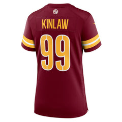 NFL Washington Commanders Javon Kinlaw Women's Team Game Jersey