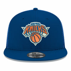 New York Knicks Core Logo Meshback 9FIFTY Snapback Hat - Blue | New Era sale