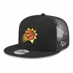 Phoenix Suns Core Logo Meshback 9FIFTY Snapback Hat - Black | New Era for sale