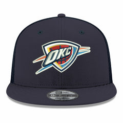 Oklahoma City Thunder Core Logo Meshback 9FIFTY Snapback Hat - Navy | New Era cheap
