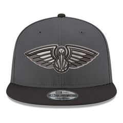 New Orleans Pelicans Logo 2-Tone 9FIFTY Snapback Hat - Gray/Black | New Era outlet
