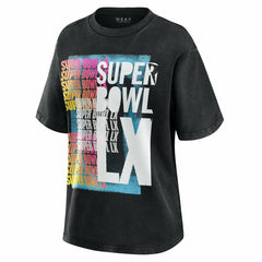 NFL New England Patriots Super Bowl LX WEAR by Erin Andrews Women's Vintage Boyfriend T-Shirt