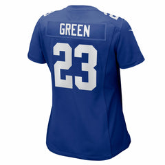 NFL New York Giants Art Green Women's Team Game Jersey
