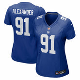 NFL New York Giants Darius Alexander Women's Team Game Jersey