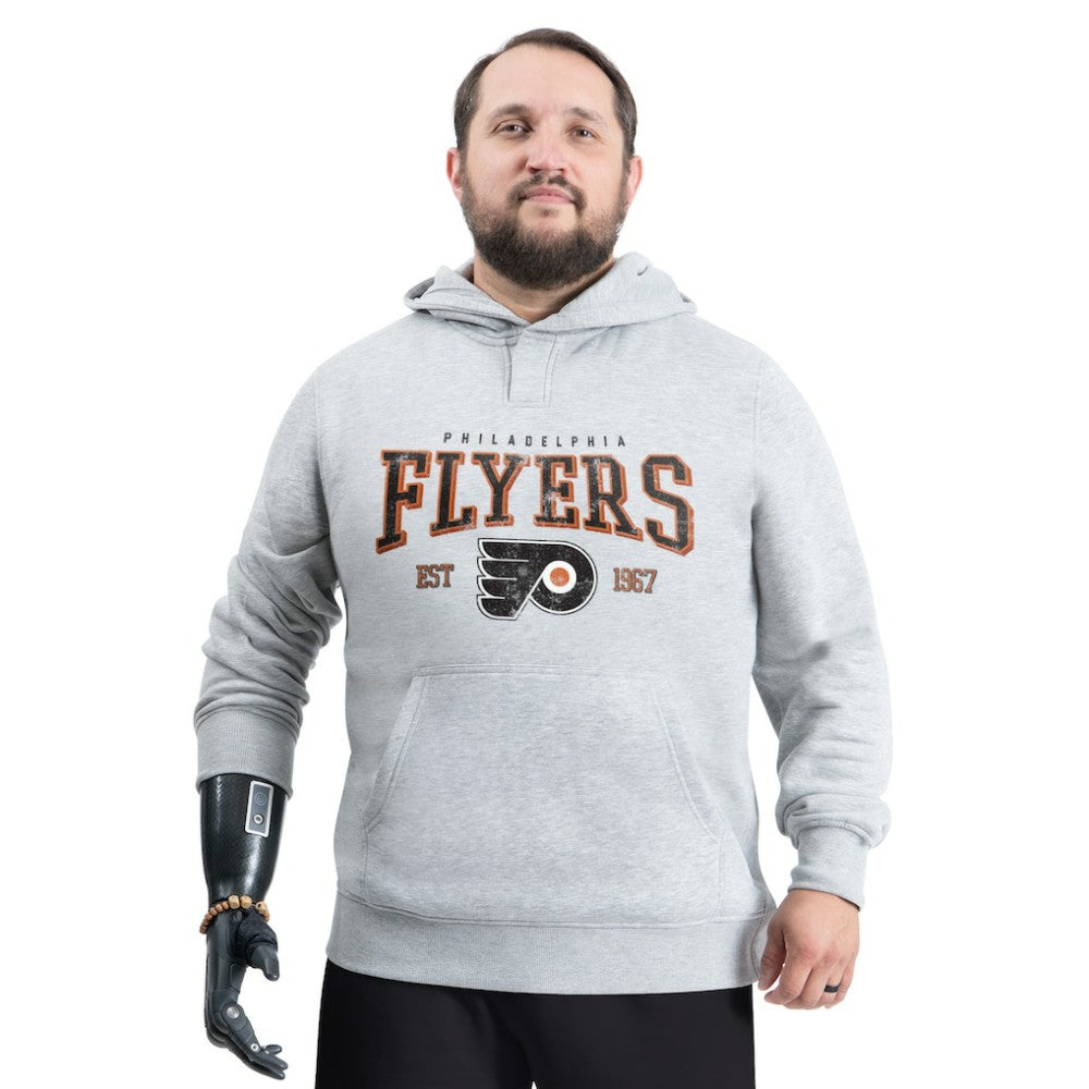 Philadelphia Flyers G-III Sports by Carl Banks Adaptive Classic Team Spirit Fleece Hoodie