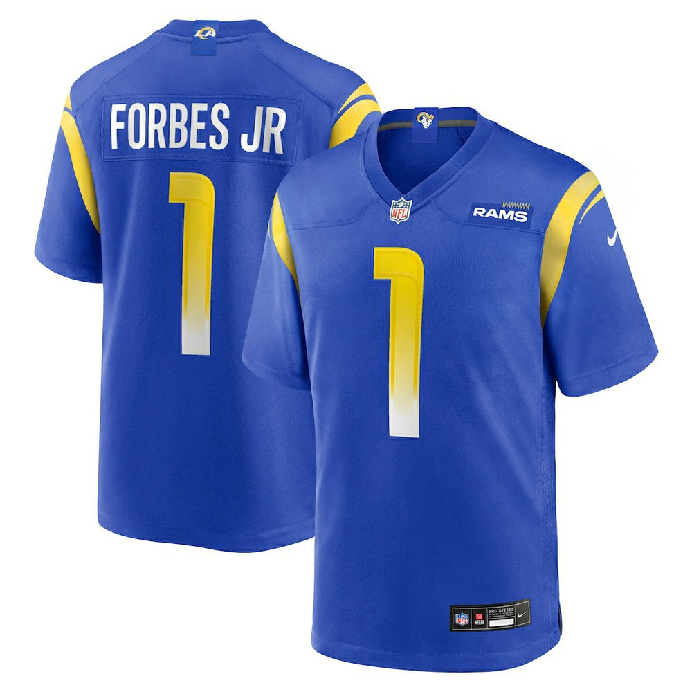 NFL Los Angeles Rams Emmanuel Forbes Jr. Team Game Jersey