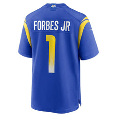NFL Los Angeles Rams Emmanuel Forbes Jr. Team Game Jersey