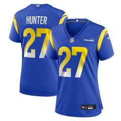 NFL Los Angeles Rams Jarquez Hunter Women's Team Game Jersey