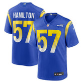 NFL Los Angeles Rams Ty Hamilton Team Game Jersey