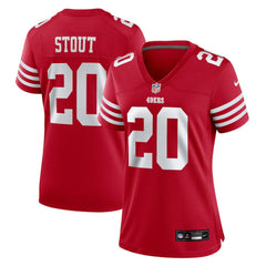 NFL San Francisco 49ers Upton Stout Women's Team Game Jersey