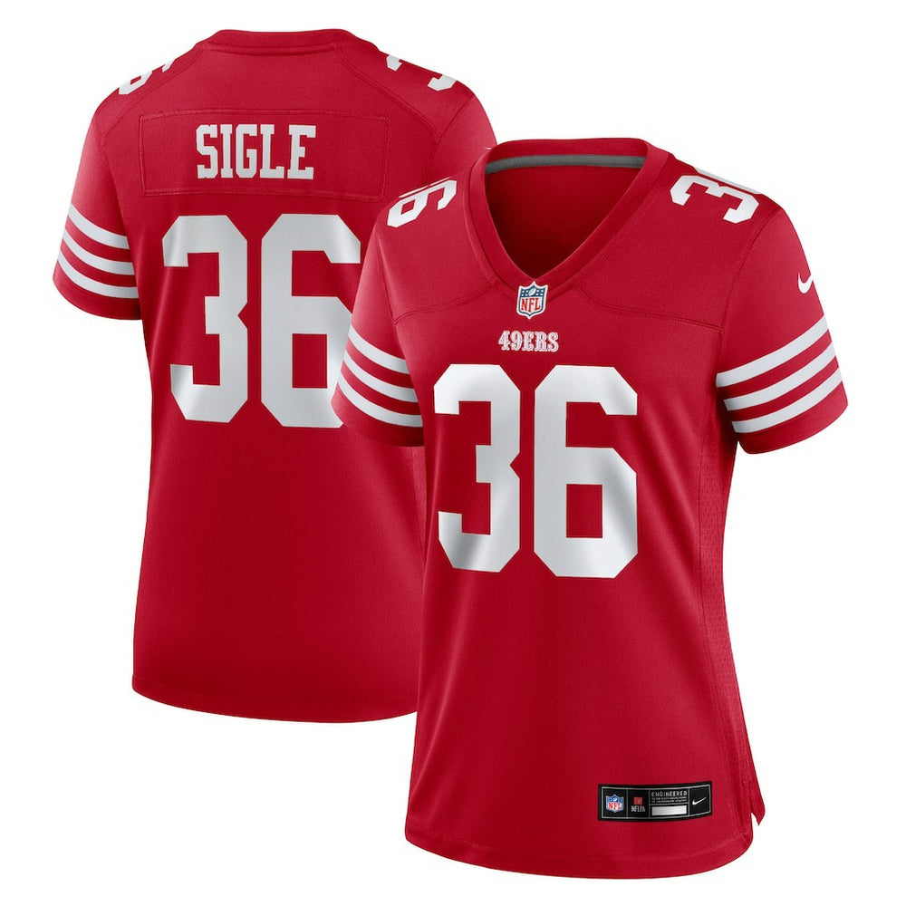 NFL San Francisco 49ers Marques Sigle Women's Team Game Jersey