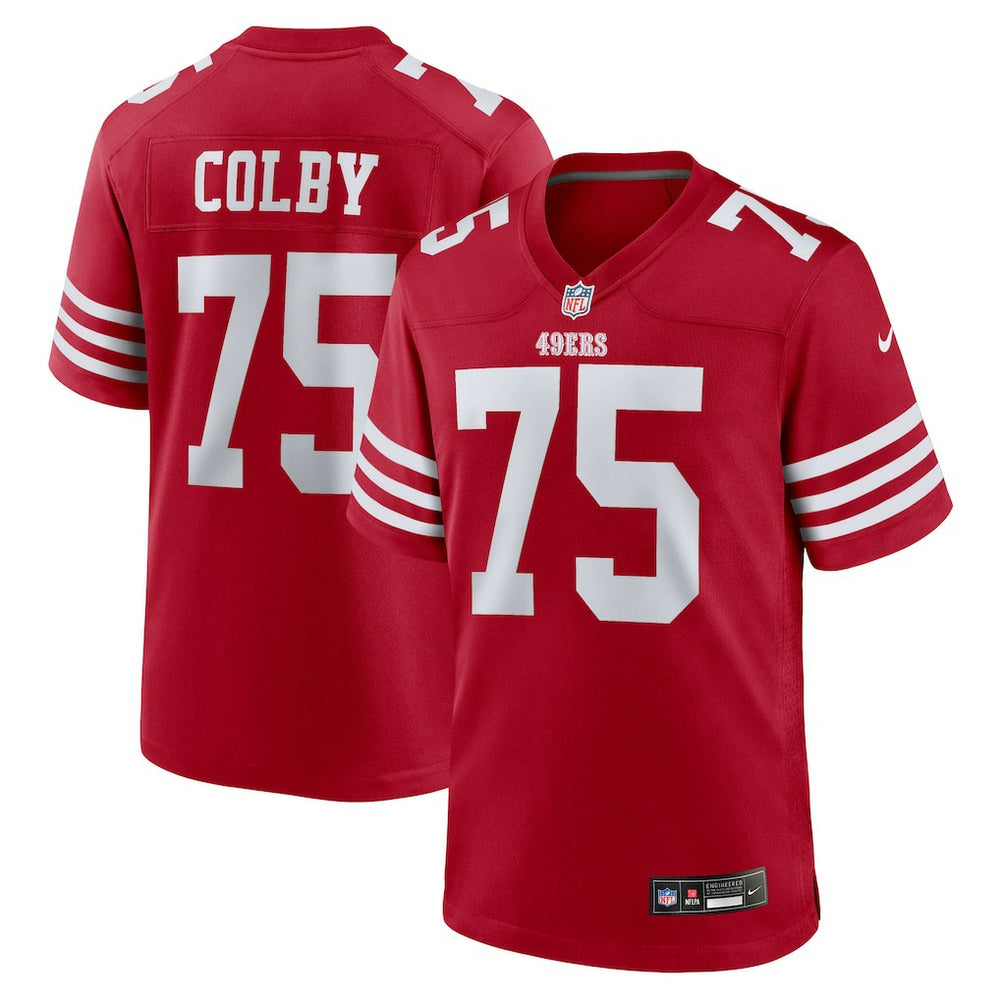 NFL San Francisco 49ers Connor Colby Team Game Jersey