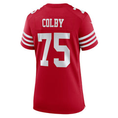NFL San Francisco 49ers Connor Colby Women's Team Game Jersey