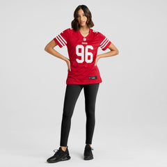 NFL San Francisco 49ers Jordan Jefferson Women's Team Game Jersey