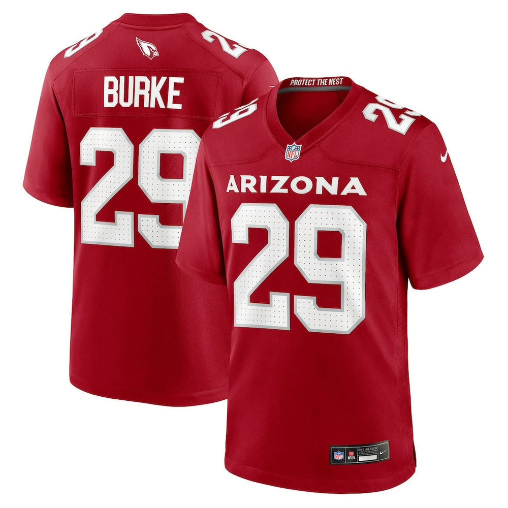 NFL Arizona Cardinals Denzel Burke Team Game Jersey