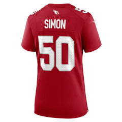 NFL Arizona Cardinals Cody Simon Women's Team Game Jersey
