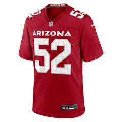 NFL Arizona Cardinals Jordan Burch Team Game Jersey