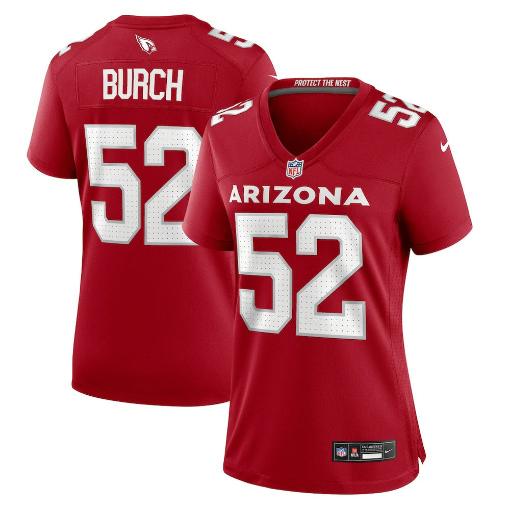 NFL Arizona Cardinals Jordan Burch Women's Team Game Jersey