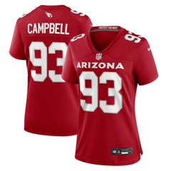 NFL Arizona Cardinals Calais Campbell Women's Team Game Jersey