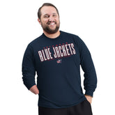 Columbus Blue Jackets G-III Sports by Carl Banks Adaptive Mesh Effect Long Sleeve T-Shirt