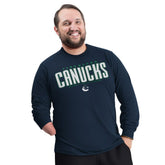 Vancouver Canucks G-III Sports by Carl Banks Adaptive Mesh Effect Long Sleeve T-Shirt
