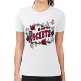 Houston Rockets G-III 4Her by Carl Banks Women's Super-Slim Fit Lightweight Roses Crew Neck T-Shirt - White online