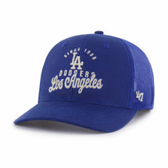 Los Angeles Dodgers Pitstop Trucker Adjustable Hat - Royal | 47 brand