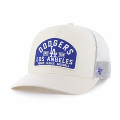 Los Angeles Dodgers Leland Adjustable Trucker Hat - White | 47 brand