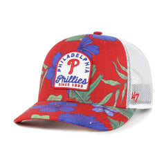 Philadelphia Phillies Beachside Adjustable Trucker Hat - Red | 47 brand
