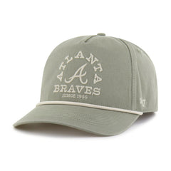 Atlanta Braves Canyon Ranchero Hitch Adjustable Hat - Olive | 47 brand