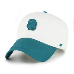 San Diego Padres Contemporary Tonal Clean Up Adjustable Hat - White/Teal | 47 brand
