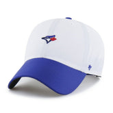 Toronto Blue Jays Vista Mini Clean Up brrr° Adjustable Hat - White/Royal | 47 brand