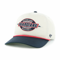 Cleveland Guardians Youth Frame Out Hitch Adjustable Hat - Natural/Navy | 47 brand