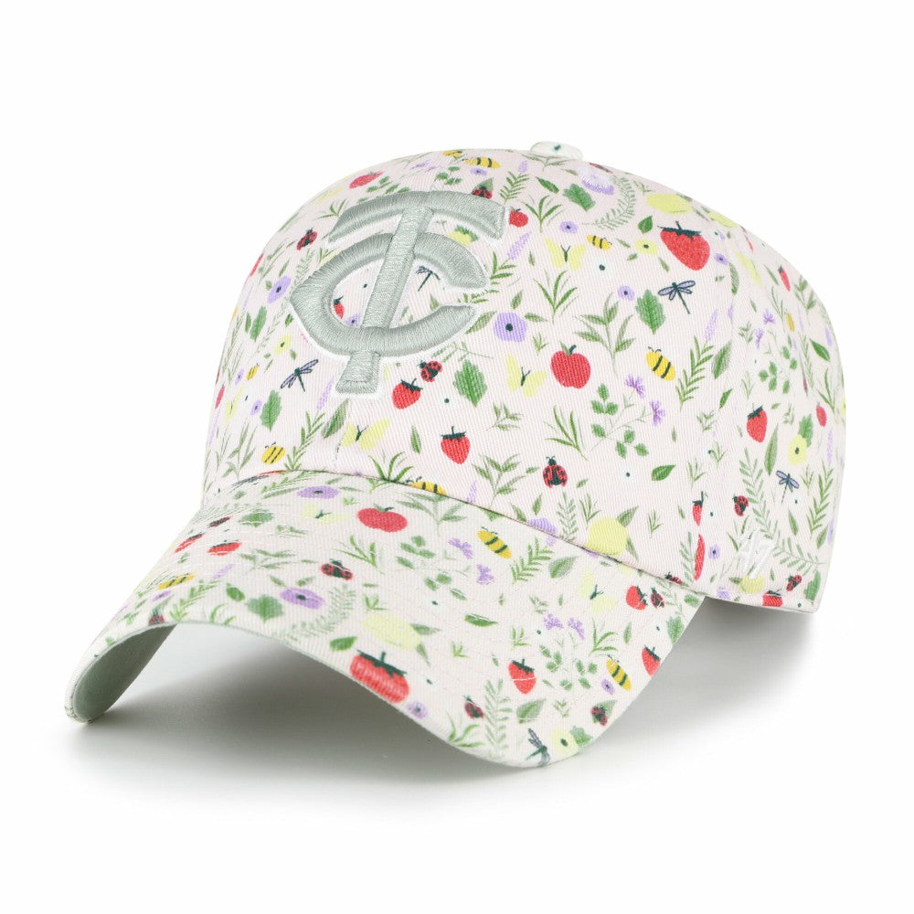Minnesota Twins Girls Youth Posey Clean Up Adjustable Hat - Light Pink | 47 brand