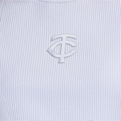 Minnesota Twins Starter Women's Pastels Ribbed Tank Top - Light Blue