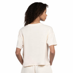 Milwaukee Brewers Starter Women's Pastels Boxy Cropped T-Shirt - Cream