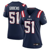 NFL New England Patriots Jack Gibbens Women's Team Game Jersey