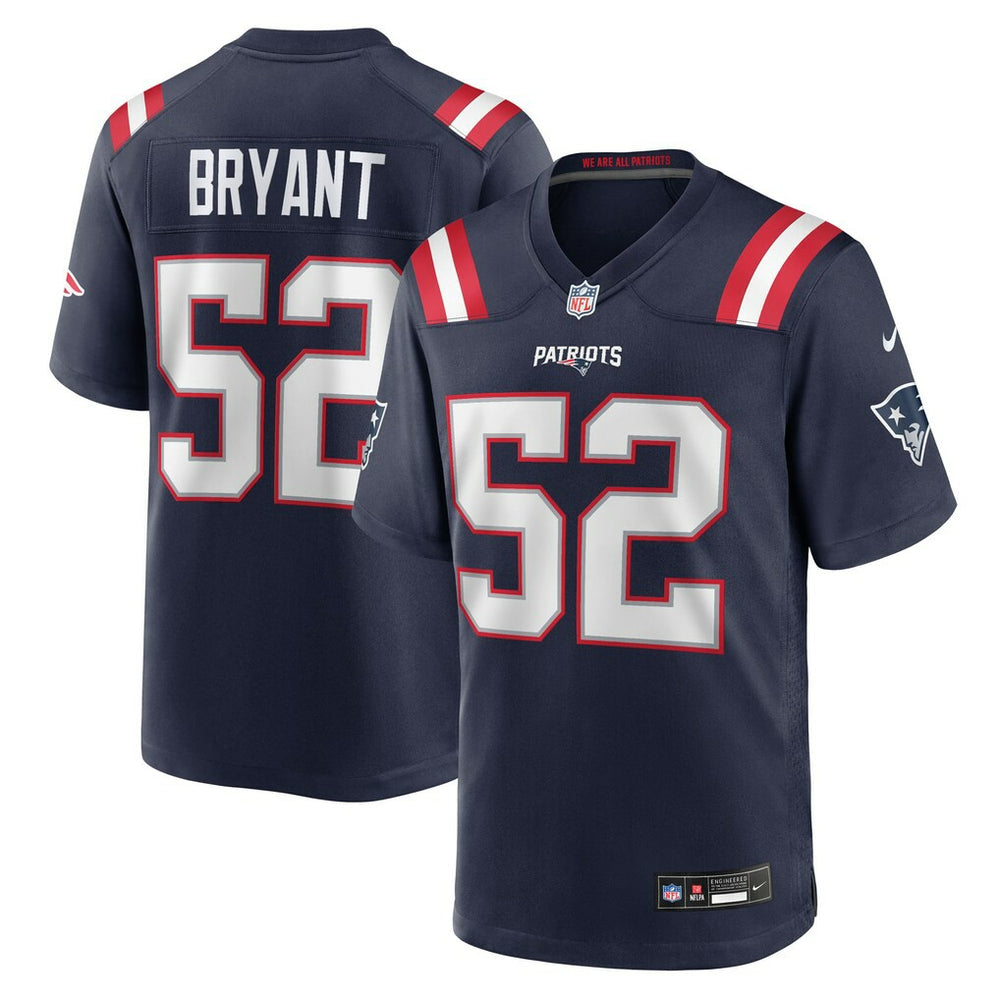 NFL New England Patriots Marcus Bryant Team Game Jersey