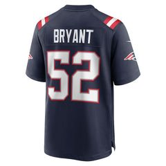 NFL New England Patriots Marcus Bryant Team Game Jersey
