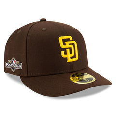 San Diego Padres 2025 MLB Postseason Side Patch Low Profile 59FIFTY Fitted Hat - Brown | New Era