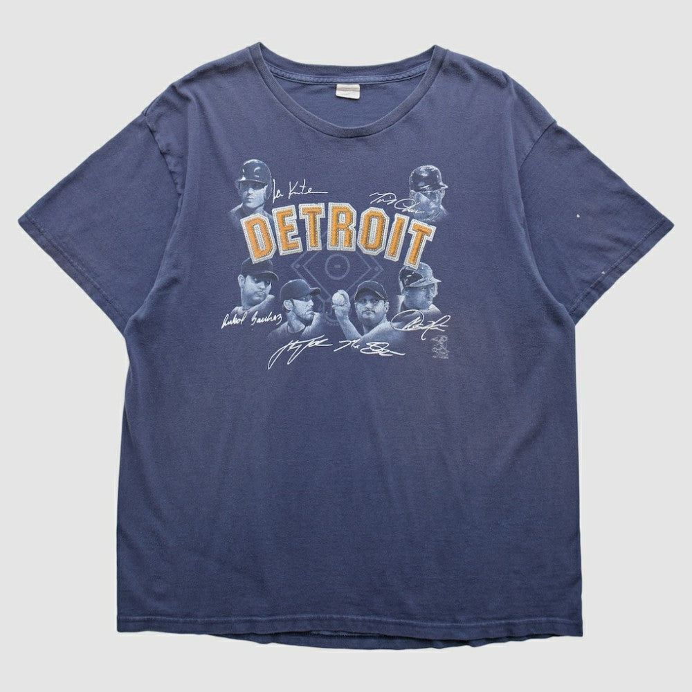Detroit Tigers 2000s T-Shirt - Blue Vintage