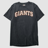 San Francisco Giants Majestic 2000s T-Shirt - Black Vintage
