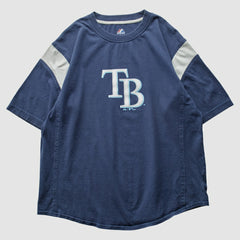 Tampa Bay Rays Majestic 2009 T-Shirt - Navy Vintage