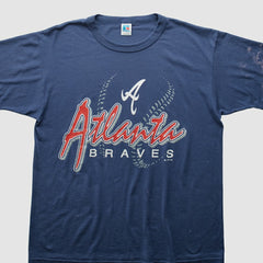 Atlanta Braves 1993 T-Shirt - Navy Vintage