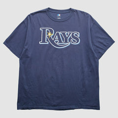 Tampa Bay Rays Genuine Merchandise 2000s T-Shirt - Navy Vintage